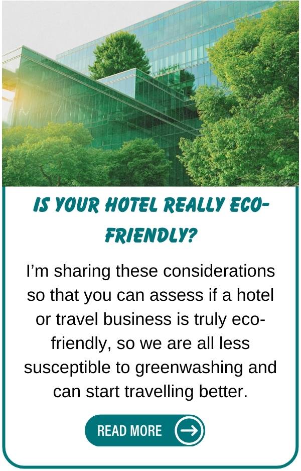 Is your hotel really eco firendly?