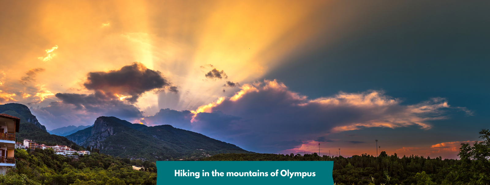 Hiking in the mountains of Olympus
