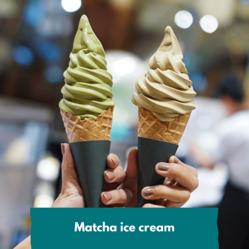 Matcha ice cream