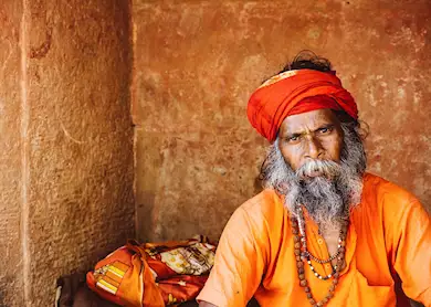 Sadhu (holy man) in Varanasi