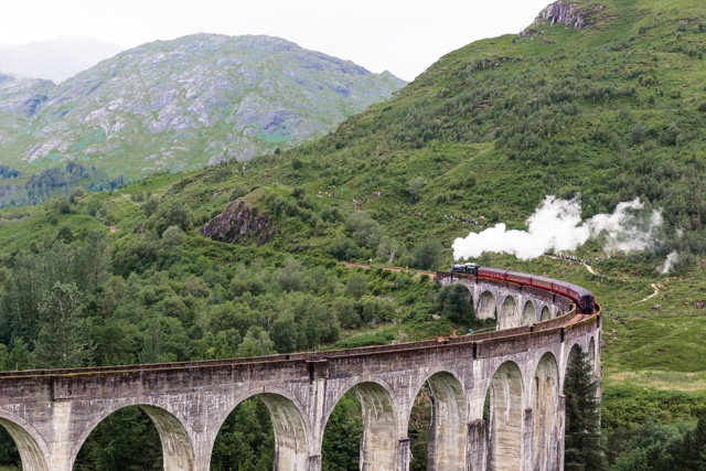The West Highland Line, Scotland (aka “The Hogwarts Express”)