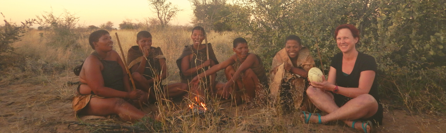 Bridget in Namibia