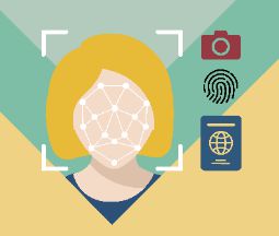 Biometric border checks include passport scan, fingerprint and a photo
